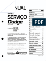 Dodge DART BR Manual de Serviço 0-8