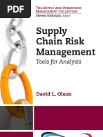 Download Supply Chain Risk Management Tools for Analysis by Business Expert Press SN73491174 doc pdf