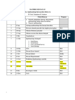 Matriks Kegiatan MA Epid Intermediat