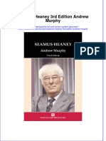Seamus Heaney 3Rd Edition Andrew Murphy Online Ebook Texxtbook Full Chapter PDF