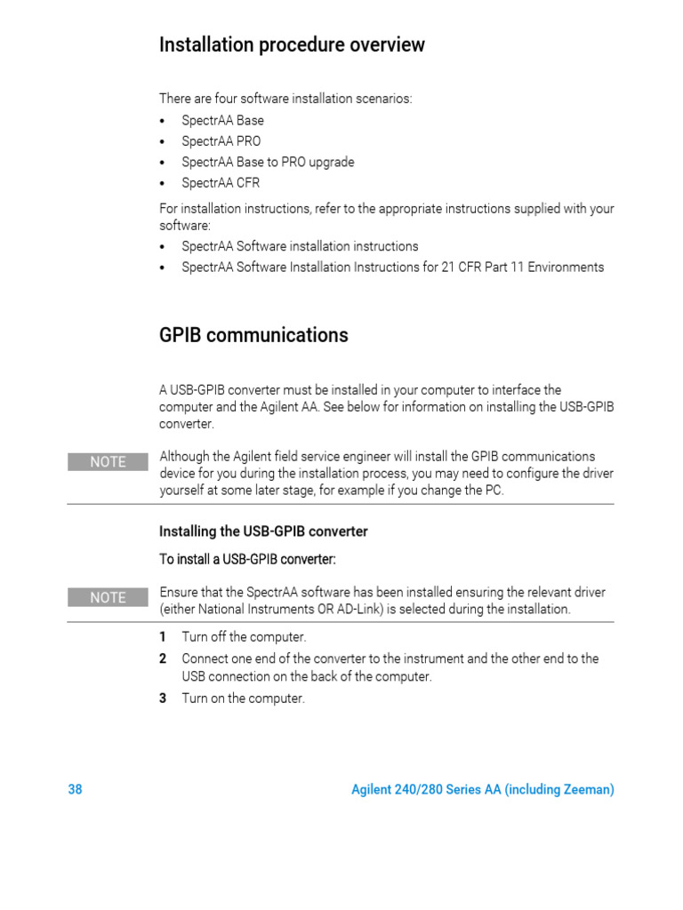 Varian AA Installation5 | PDF | Software | Usb