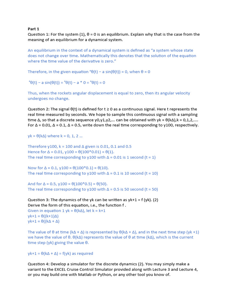 ENGF1111 Project 2 | PDF | Discrete Time And Continuous Time | Mechanics