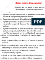 Rights & Duties of Physicican