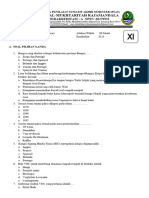 Template Soal Kelas Xi Si