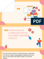 Pedagogical Competencies