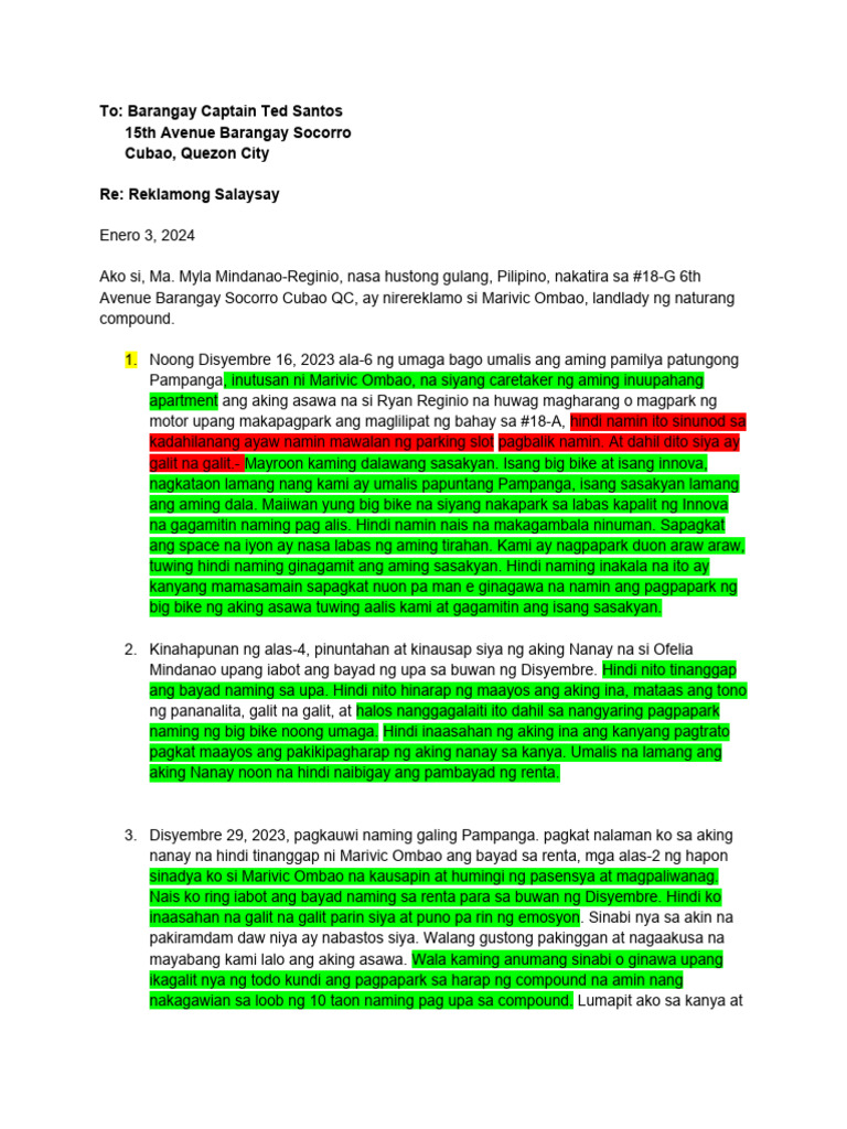 Complaint | PDF
