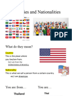 Nationalities and Countries Intro