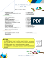 Lista Utiles Inicial 2023