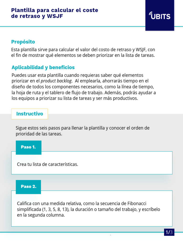 4 PC476-8 M2 Plantilla Cálculo CoD WSJF | PDF