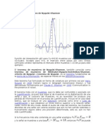 Teorema de Muestreo de Nyquist