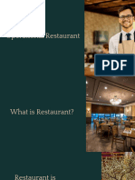 WEEK 01 What Is The Restaurant