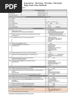 Formulir Skrining CKG untuk Kesehatan | PDF