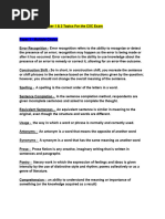 CXC Study Guide English A For CSEC | PDF