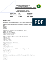 Soal Pat IPA Kls 3 Semester 2