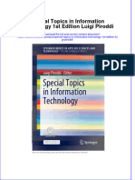 Download Special Topics In Information Technology 1St Edition Luigi Piroddi online ebook  texxtbook full chapter pdf 