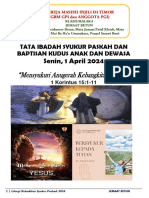 10.tata Keb. Syukur Paskah Dan Baptisan, Senin 01 April