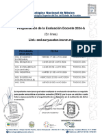 027. Programación Evaluación Docente 2024A