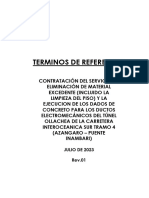 TDR - LIMPIEZA DE PISO Y DUCTOS ELECTROMECANICOS - Rev.01