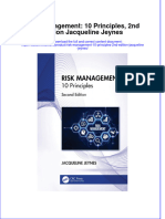 Risk Management 10 Principles 2Nd Edition Jacqueline Jeynes Online Ebook Texxtbook Full Chapter PDF