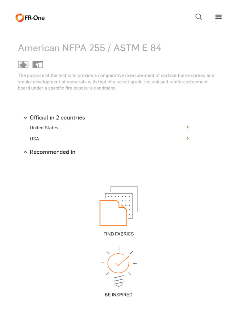 American NFPA 255 - ASTM E 84 | PDF | Technology & Engineering