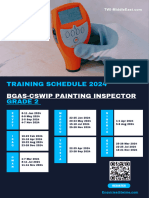 Bgas Cswip Painting Inspector gr2 2024 Regional r1