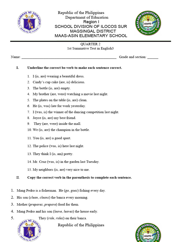 Q2 1st Summative Test Pdf