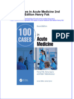 Full Ebook of 100 Cases in Acute Medicine 2Nd Edition Henry Fok Online PDF All Chapter
