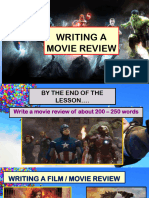 Writing A Movie Review