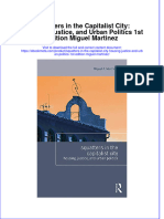 Ebook Squatters in The Capitalist City Housing Justice and Urban Politics 1St Edition Miguel Martinez Online PDF All Chapter