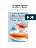 Ebook Statistical Methods For Climate Scientists Timothy Delsole Online PDF All Chapter