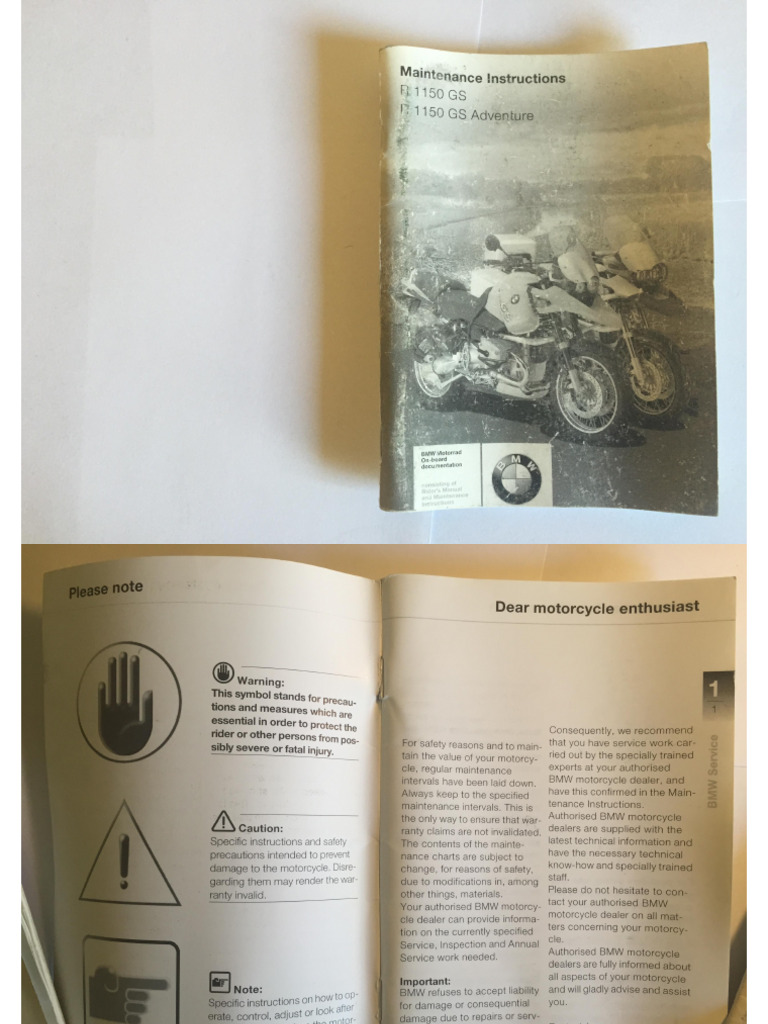 BMW R1250GS WORKSHOP MANUAL PDF visual data 7