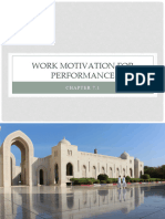 Chapter 7.1 - Work Motivation For Performance