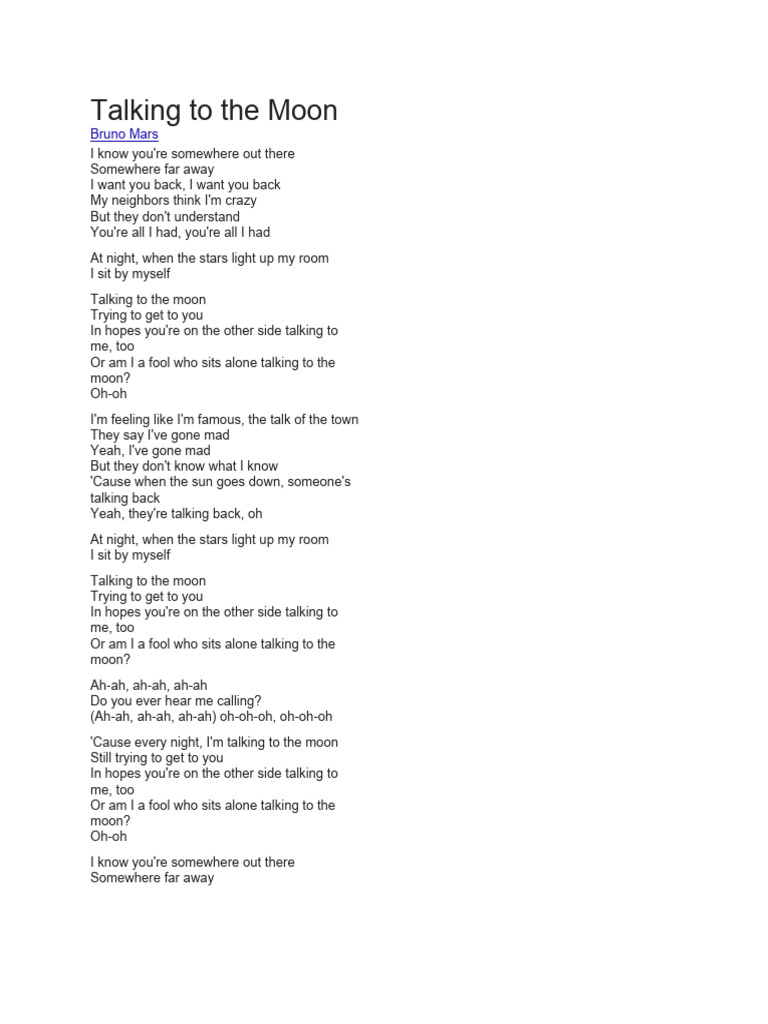 talk the moon lyrics