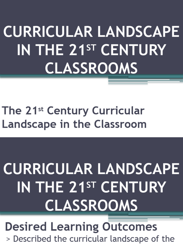 21st Century Curricular Landscape | PDF | Curriculum | Literacy