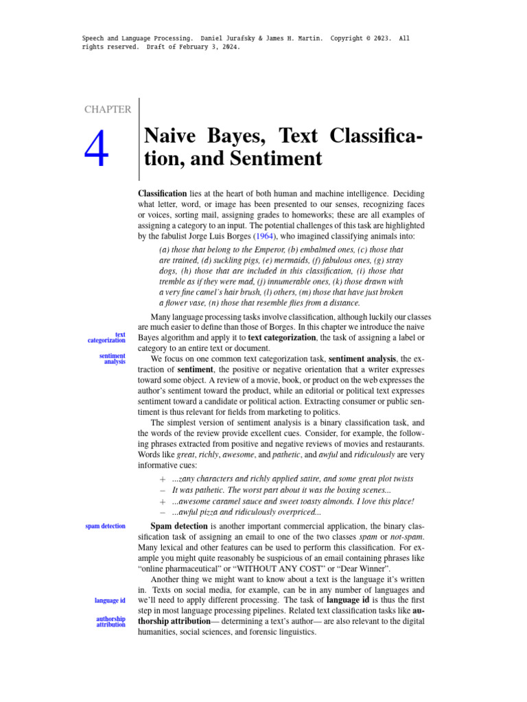 Naive Bayes Sentiment Analysis | PDF | Statistical Classification ...