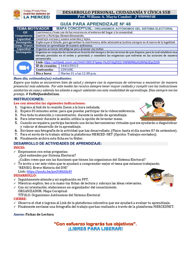 Guía de Aprendizaje DPCC | PDF | Crecimiento personal y profesional