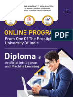 Diploma in Artificial Intelligence and Machine Learning Security Brochure