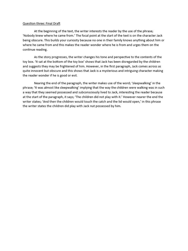 The Mystery of Jack: A Captivating Tale | PDF