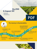 Sustainability, ESG, Impact 101