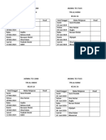 JADWAL TES LISAN & TULIS Mes 2 23-24