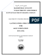C01 Lattice Steel Structure For 66 KV Substation