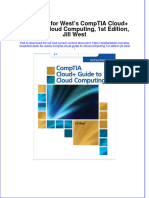 PDF Test Bank For Wests Comptia Cloud Guide To Cloud Computing 1St Edition Jill West Online Ebook Full Chapter