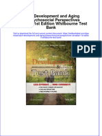 Full Adult Development and Aging Biopsychosocial Perspectives Canadian 1St Edition Whitbourne Test Bank Online PDF All Chapter
