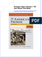 Download full American Promise Value Volume 1 7Th Edition Roark Test Bank online pdf all chapter docx epub 