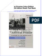 Full American Promise Value Edition Voulme I 6Th Edition Roark Test Bank Online PDF All Chapter