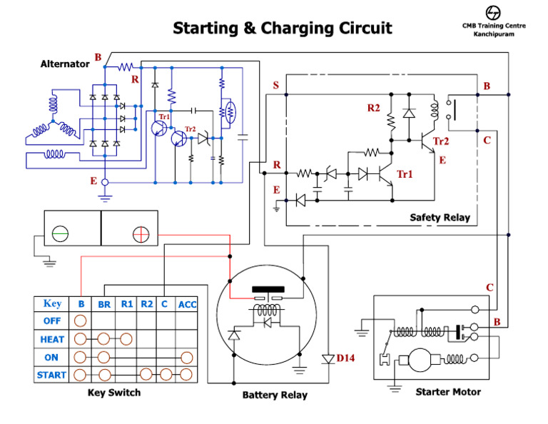 Starting and Charging Circuit | PDF