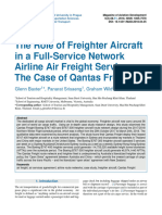 The Role of Freighter Aircraft in A Full-Service N