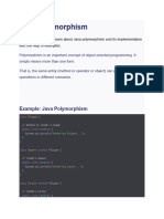 Java Polymorphism