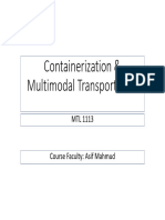 Containerization & Multimodal Transportation - Class 3