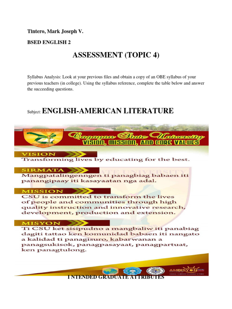 Asl - Topic 4 Assessment - Tintero | PDF | Educational Assessment ...